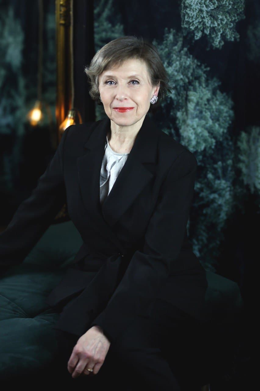 Ann-Christine Larsson in black blazer, contact portrait