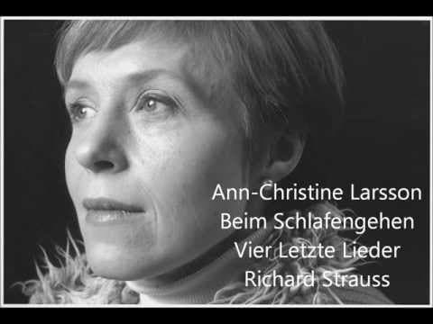 Beim Schlafengehen — Vier letzte Lieder (R. Strauss)